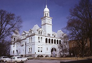 Palacio de justicia del condado de Elbert en Elberton, incluido en el NRHP Nº 80001017 [1]