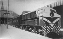 Train in Retiro station of Belgrano Norte line, 1959.