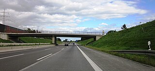 Dálnice A4 u města Eschweiler.