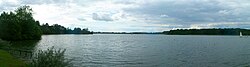 Panorama de l’Étang de St-Quentin vers le Nord-Ouest