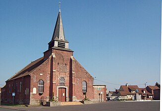 L'église Saint-Vaast.