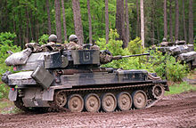 Scimitar vehicles previously used by the Fife and Forfar Yeomanry/Scottish Horse Squadron FV107 Scimitar IFV.jpg