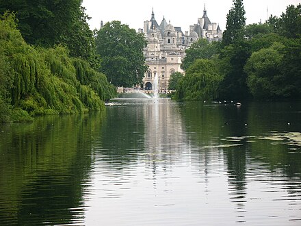 St James's Park in central London