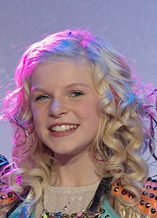 Femke (pictured in 2012) represented Netherlands at the 2012 contest held in Amsterdam Femke (Femke Meines) (Netherlands, JESC 2012) (cropped).jpg