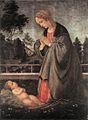 „Kūdikėlio pagarbinimas“ (1483, Uficių galerija, Florencija)