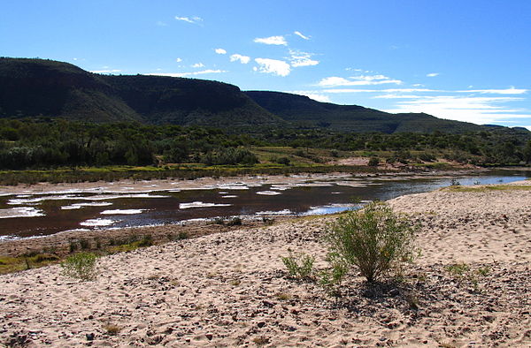 The Bayan Shireh Formation could have looked like the Finke River