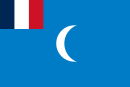 Briefly used flag of the French Mandate of Syria in 1920