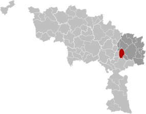 Fontaine-l'Évêque Hainaut Belgium Map.svg