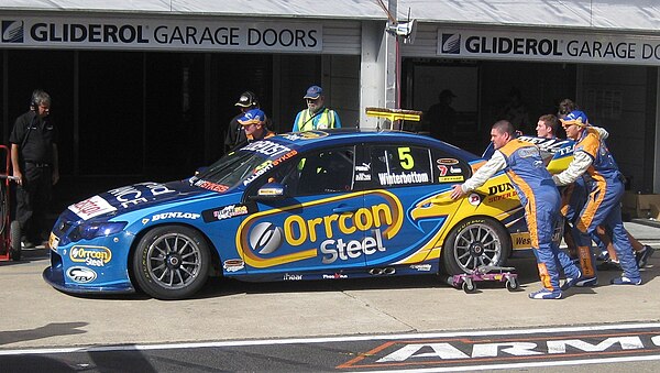 Mark Winterbottom placed 2nd in the 2012 Clipsal 500 Adelaide