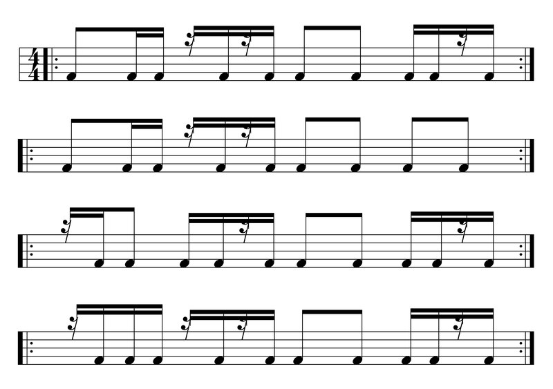 File:Four common timbale bell patterns.tif