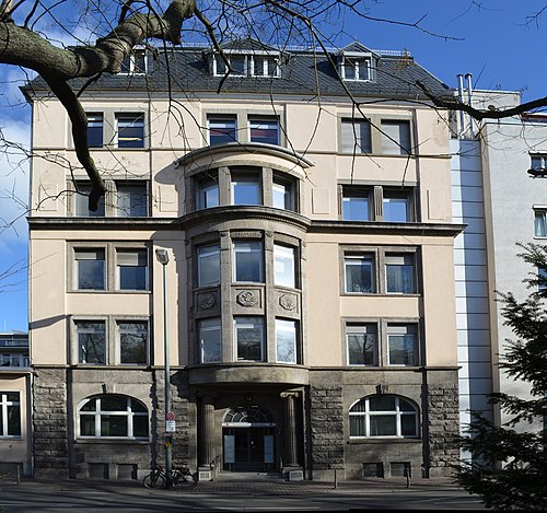 1929: Anne Frank's birthplace, the Hospital Maingau of the Red Cross, in 1929 still known as Vaterländisches Krankenhaus (the hospital of the "Patriot