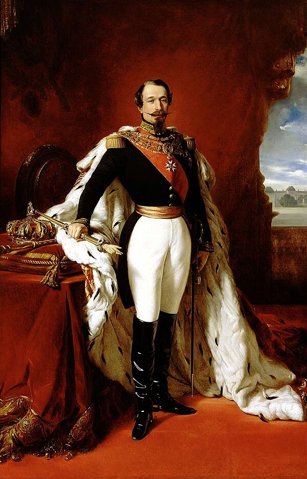 Napoleon III at whose instigation the Conservative Party finally gained widespread support for monarchism.