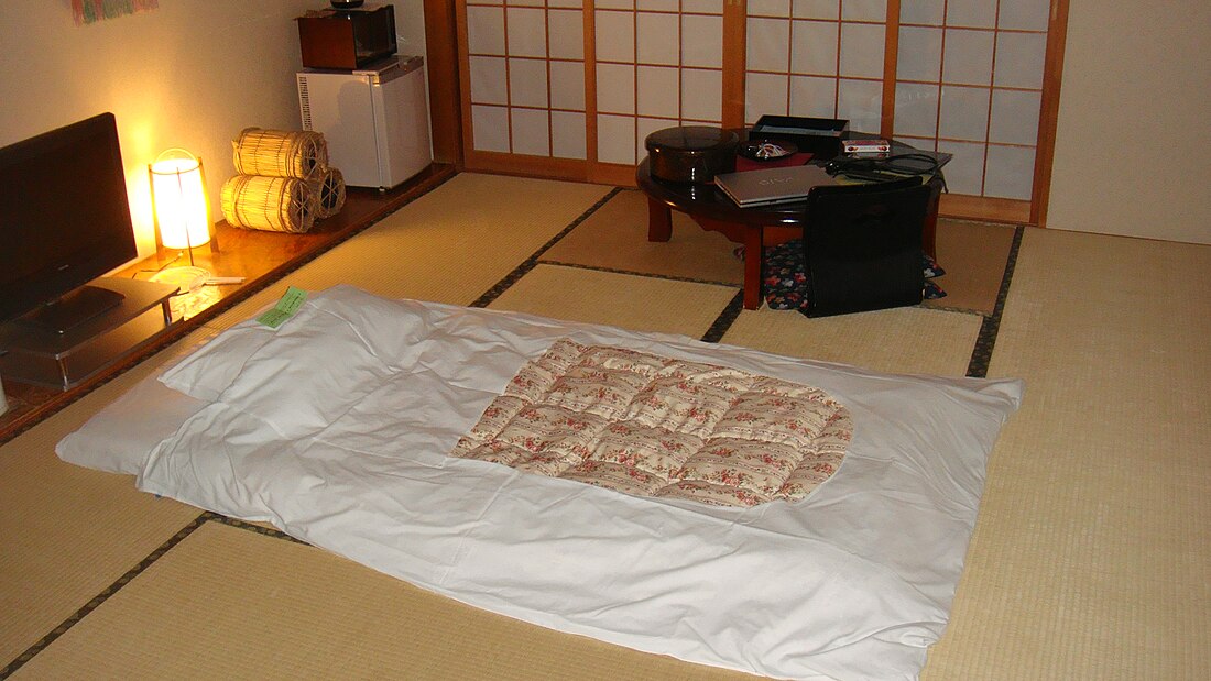 File:Futon and desk in a Ryokan.jpg