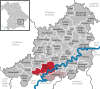 Lage der Gemeinde Gars am Inn im Landkreis Mühldorf am Inn