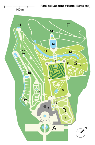 File:General Map - Parc del Laberint d’Horta - Barcelona.svg