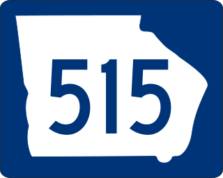 <span class="mw-page-title-main">Georgia State Route 515</span> Highway in Georgia