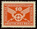 Deutsche Briefmarke (1925) zur Ausstellung in München