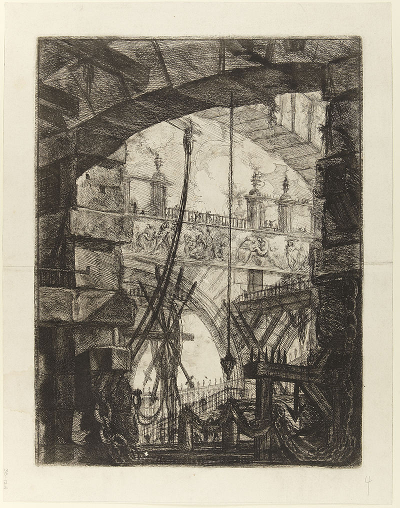 Giovanni Battista Piranesi - Le Carceri d'Invenzione - Second Edition - 1761 - 04 - The Grand Piazza.jpg