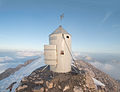 The highest standing mountain shelter in Slovenia