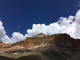 Golden Horn in the Weminuche Wilderness/San Juan National Forest outside of Silverton. 13,769 ft peak elevation.