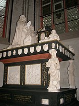 Гробът на Кристоф в катедралата на Шверин