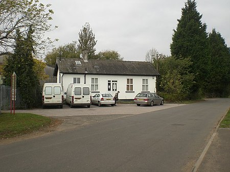 Grimston railway station by Nigel Jones