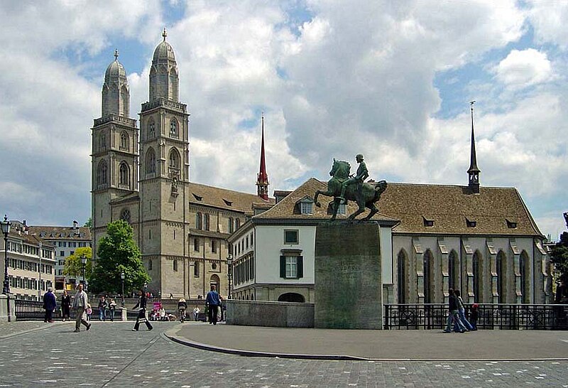 File:Grossmuenster Wasserkirche.jpg