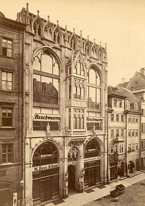 Heinrich Lomer: Firmengeschichte, Das Pelzkontorhaus, genannt die „Pelzkirche“, Werke