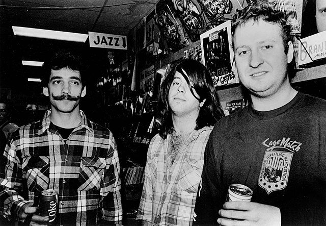 Hüsker Dü in a 1985 publicity photo for New Day Rising