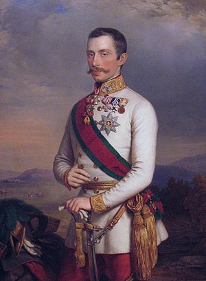 Archduke Albrecht commanded the division whose victory at La Cava on the Ticino River opened the road to Lomellina for the whole Austrian army. Painting by Miklós Barabás.