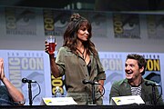 With Pedro Pascal at the 2017 San Diego Comic Con International (20 July 2017)