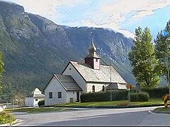 Hen church, Isfjorden.