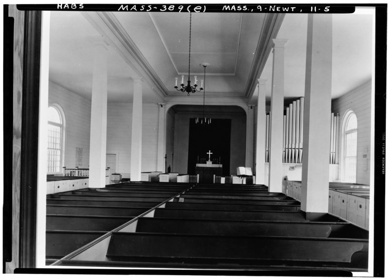 File:Historic American Buildings Survey Arthur C. Haskell, Photographer Aug. 1, 1939 (e) INT.- NAVE, LOOKING NORTHEAST - St. Mary's Episcopal Church, Newton, Middlesex County, MA HABS MASS,9-NEWT,11-5.tif