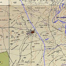 Serie de mapas históricos para el área de Saydun (década de 1940 con superposición moderna) .jpg