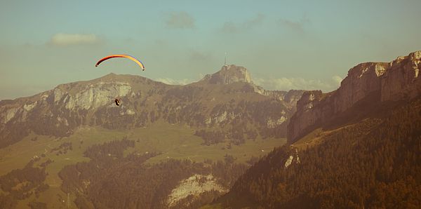 Hoher Kasten mountain in Switzerland