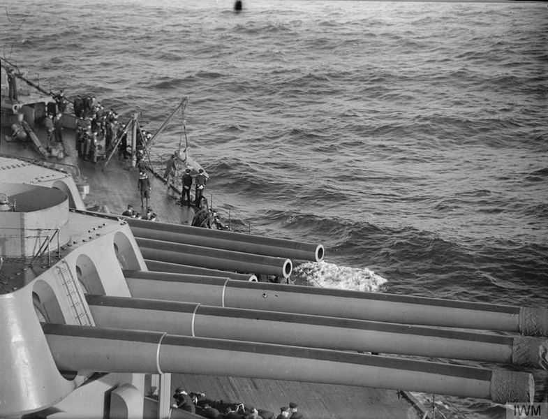 File:Hoisting in in paravane on HMS Rodney 1940 IWM A 2146.jpg