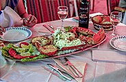 Mediterranean cuisine in Dalmatia, Croatia