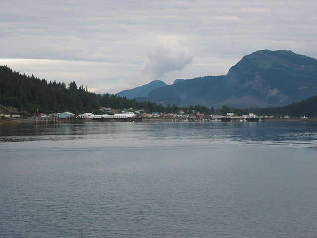 Hoonah, Alaska, a traditional Tlingit village near Glacier Bay, home of the Xúnaa Kháawu