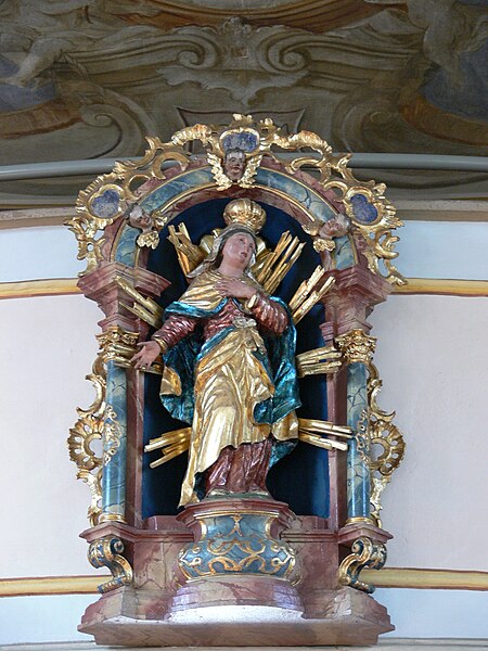 File:Horgenzell Pfarrkirche Empore Madonna.jpg