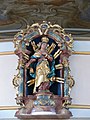 Madonnenfigur an der Empore