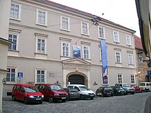 Former Amadeo's palace, now Croatian Natural History Museum, is located at 1 Demetrova Street, in Zagreb's Upper Town. Hrvatski prirodoslovni muzej.jpg