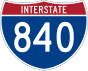 Interstate 840 Markierung