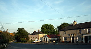 Annamoe Village in Leinster, Ireland