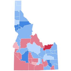 Résultats de l'élection présidentielle de l'Idaho 1948.svg