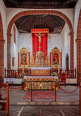 Main altar Iglesia de Nuestra Señora de la Asunción San Sebastián de La Gomera