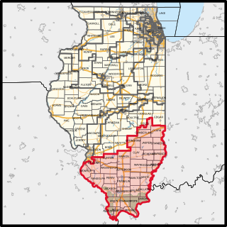 Description de l'image Illinois's 12th congressional district (since 2023).svg.