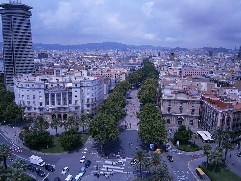 File:In front Rambla de Santa Monica, BCN.JPG