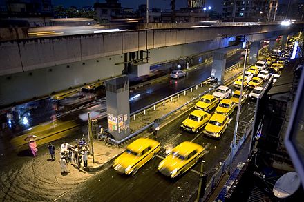 Kolkata's yellow Ambassador taxis