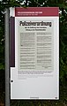 * Nomination Information board with a police decree in Mödlareuth. --PantheraLeo1359531 14:37, 9 November 2020 (UTC) * Promotion  Support Good quality. The "Description English:" is in German, please translate. --Tagooty 08:56, 17 November 2020 (UTC)