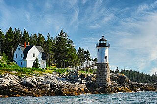 <span class="mw-page-title-main">Isle au Haut Light</span> Lighthouse in Maine, US